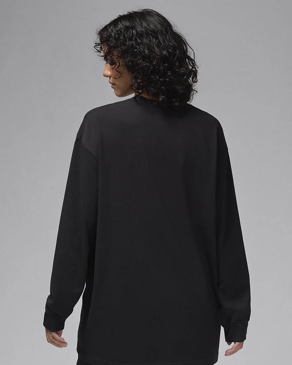 Jordan Women s Oversized Long Sleeve T Shirt